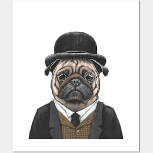 Sir pug Posters and Art